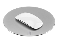 XTREMEMAC Tapis de souris rond en aluminium Argent
