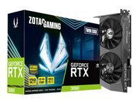 ZOTAC GAMING GeForce RTX 3060 Twin Edge 12Go GDDR6 192bit 3xDisplayPort + HDMI 192bit memory bus PCI Express 4.0 16x